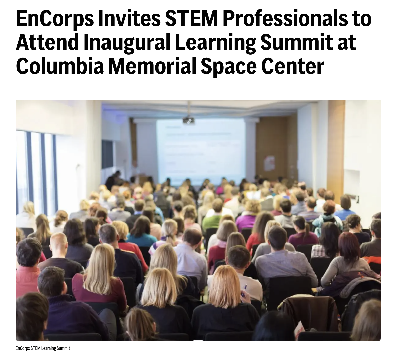 EnCorps Learning Summit